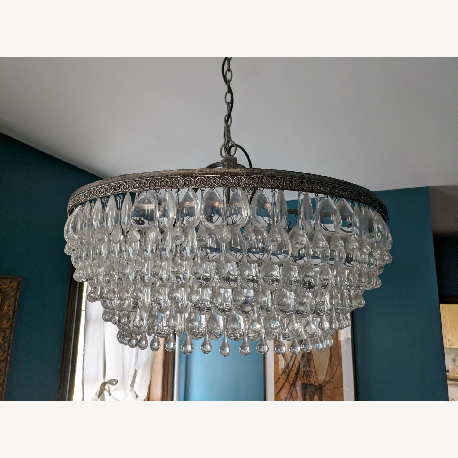 Pottery Barn Clarissa Round 28" Chandelier - image-3