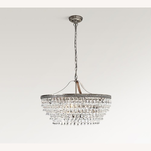 Used Pottery Barn Clarissa Round 28" Chandelier for sale on AptDeco