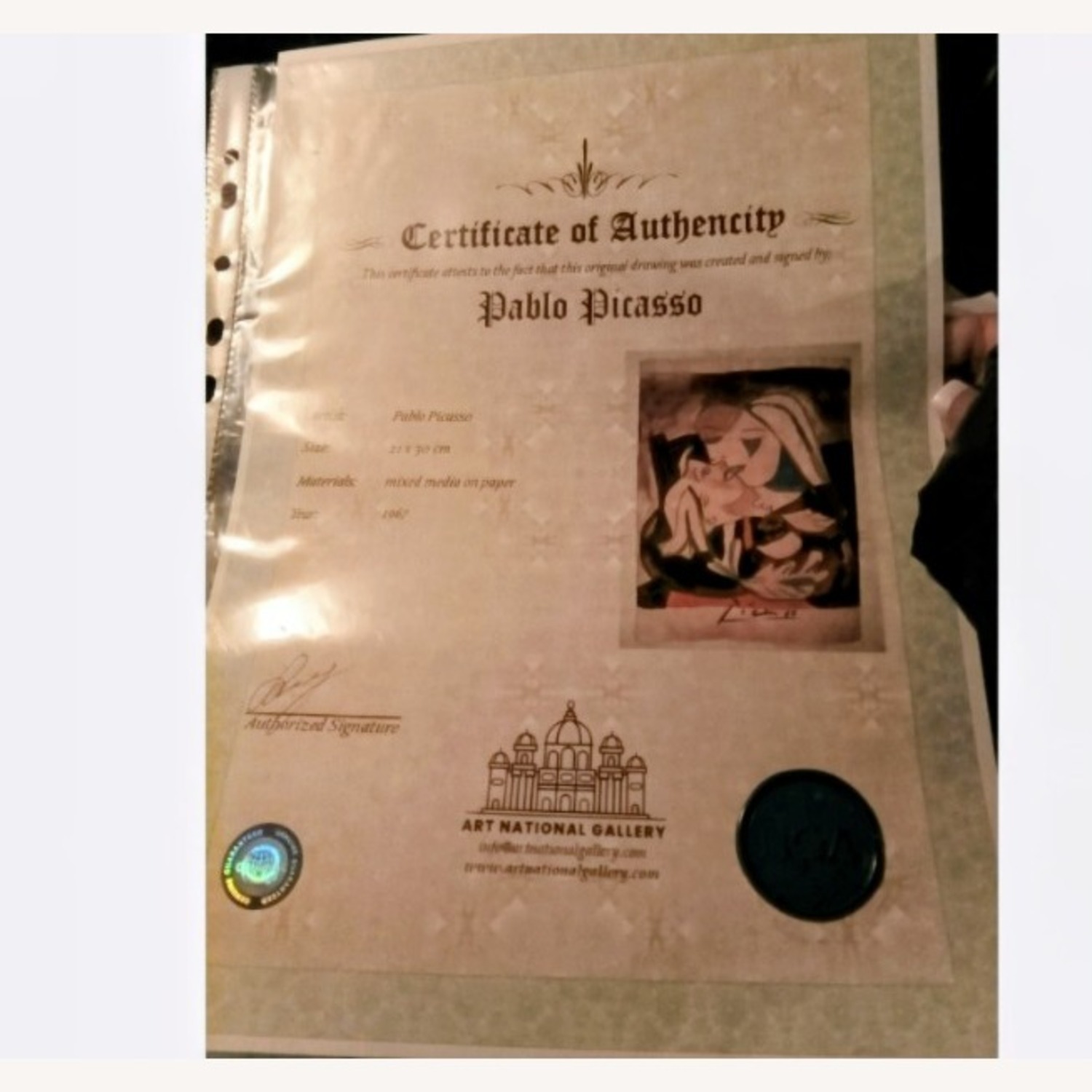 Picasso Signed Painting - image-3