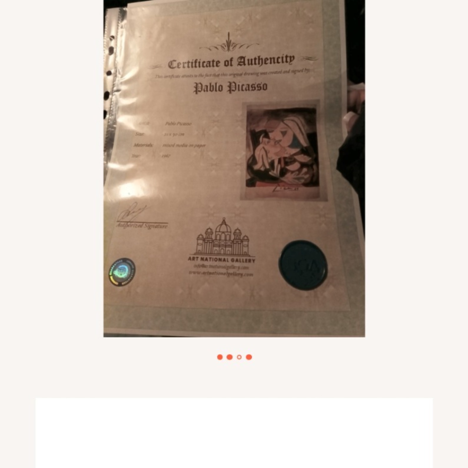 Picasso Signed Painting - image-4