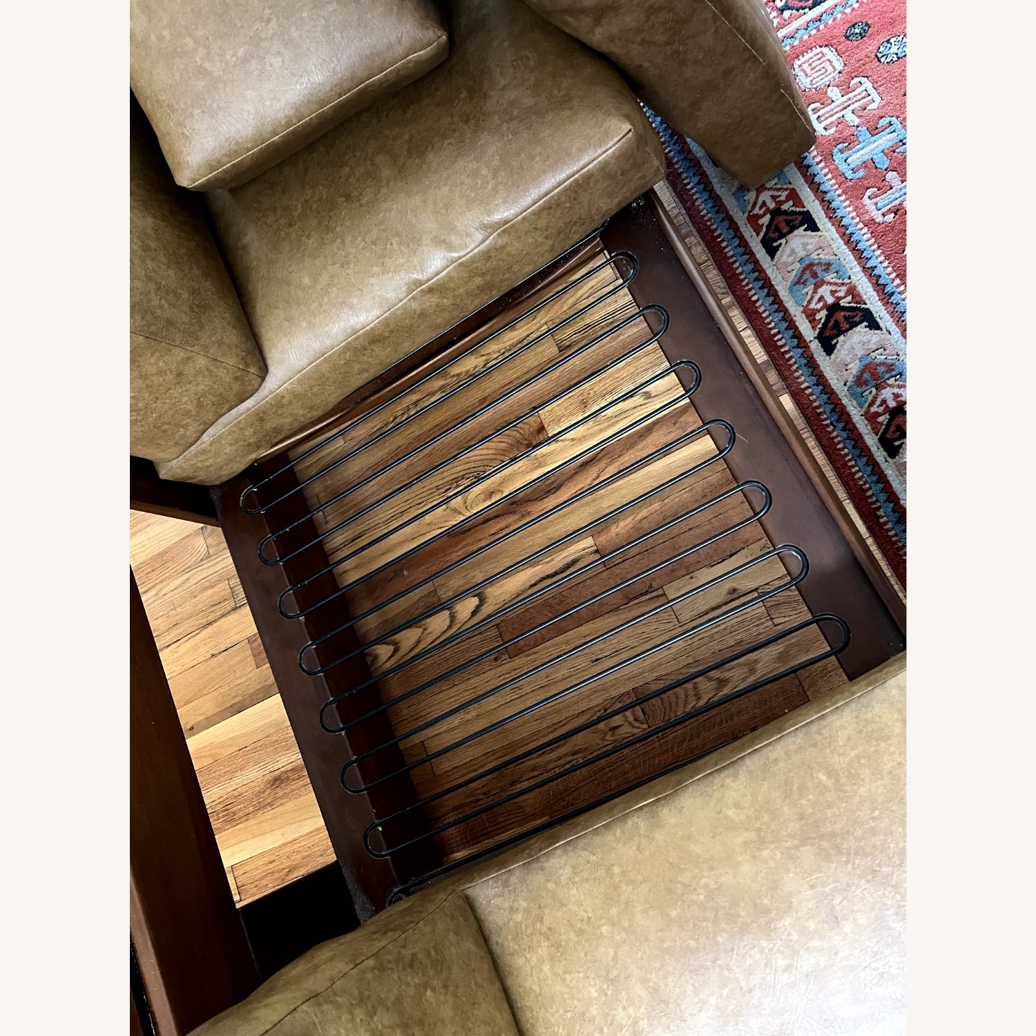 Vintage STENDIG Light Brown Futon - image-6