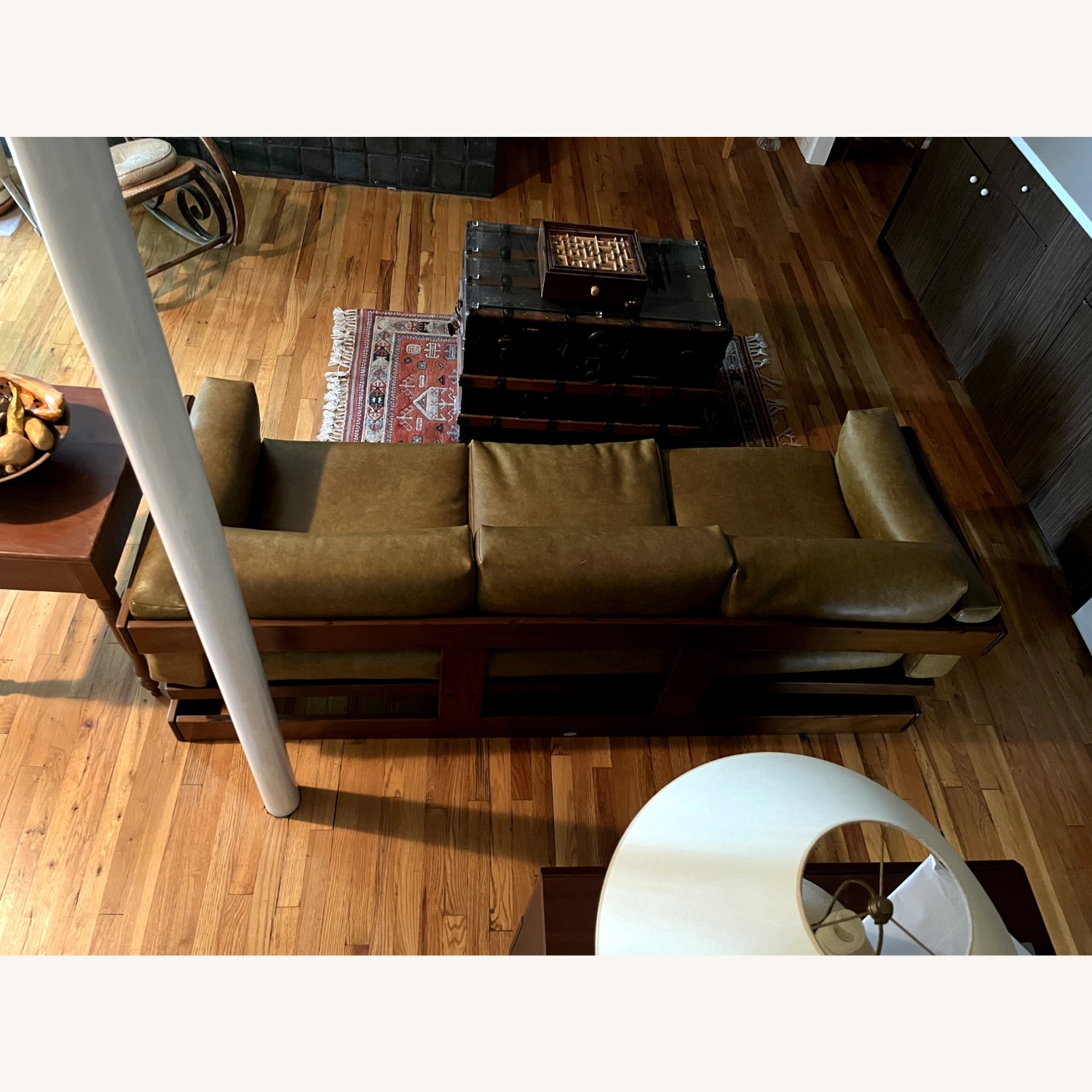 Vintage STENDIG Light Brown Futon - image-2