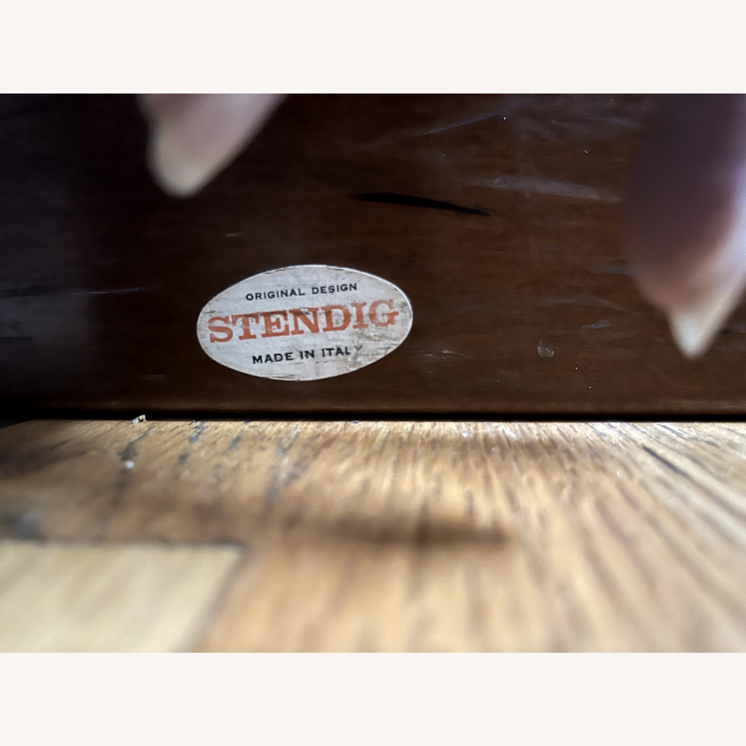 Vintage STENDIG Light Brown Futon - image-5