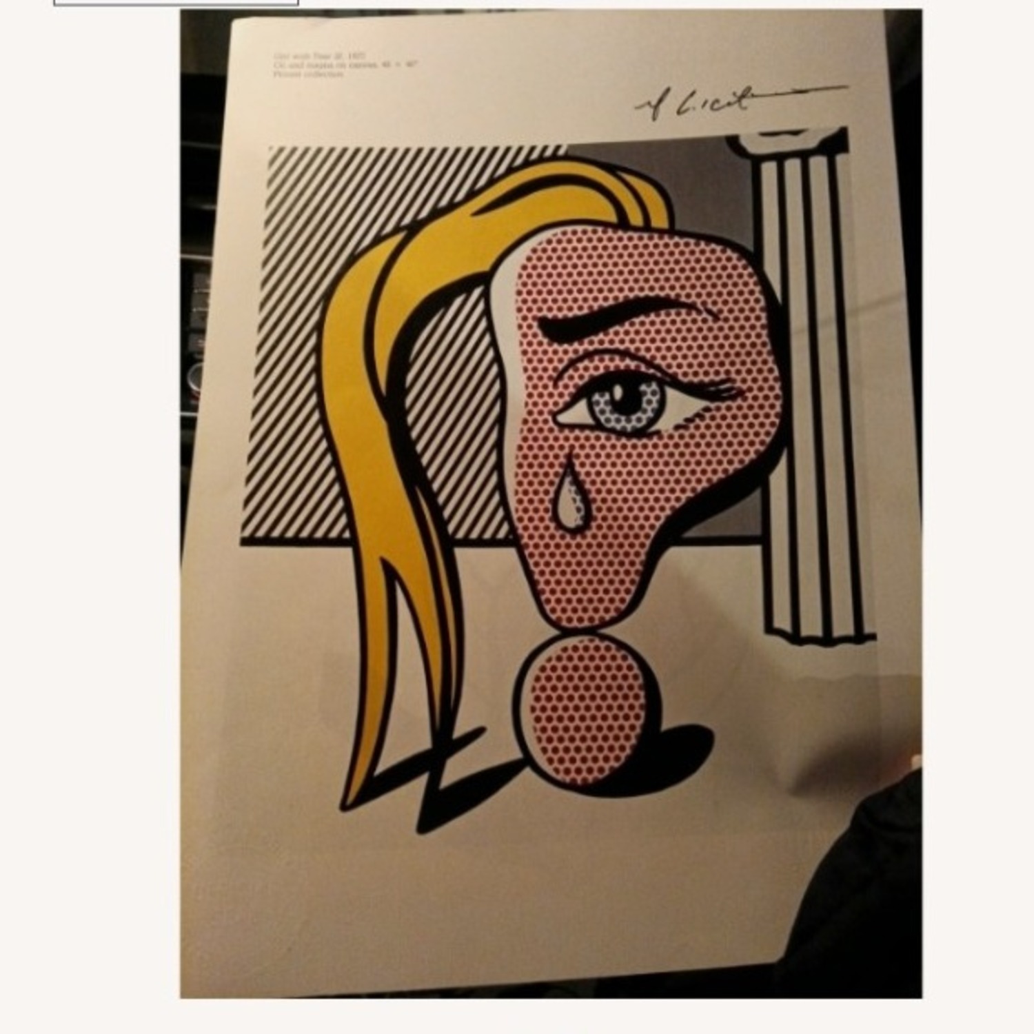 Roy Lichtenstein with Papers - image-4