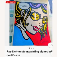 Roy lichtenstein Vintage/Antique Finds Wall Art