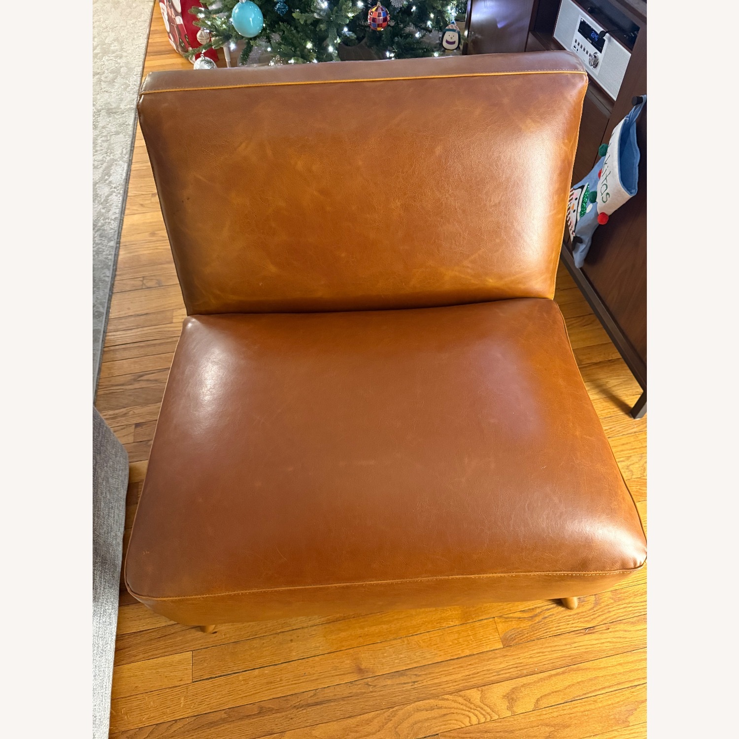 World Market Huxley Mid Century Armless Chair - image-3