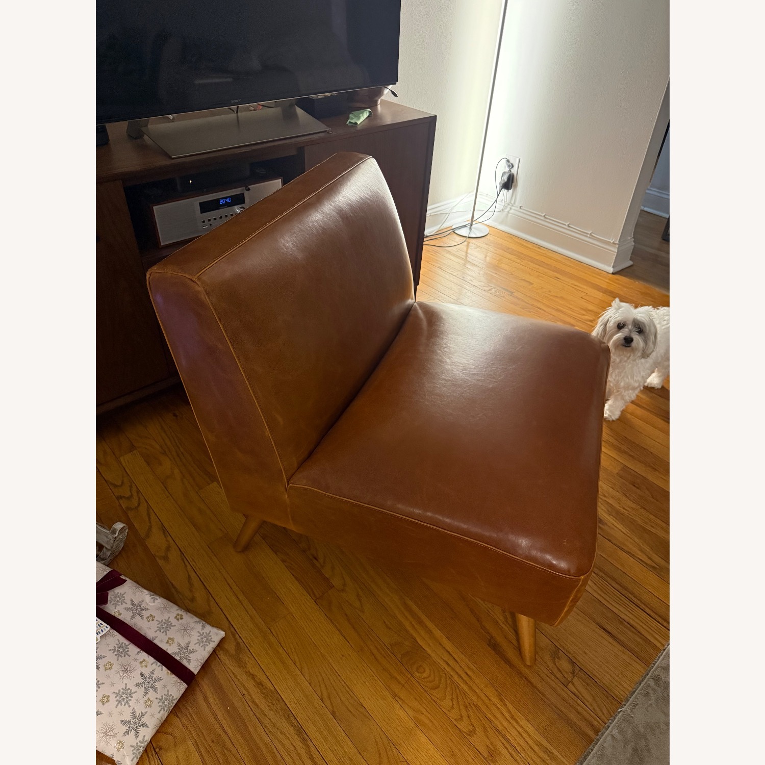 World Market Huxley Mid Century Armless Chair - image-1