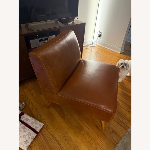 Used World Market Huxley Mid Century Armless Chair for sale on AptDeco
