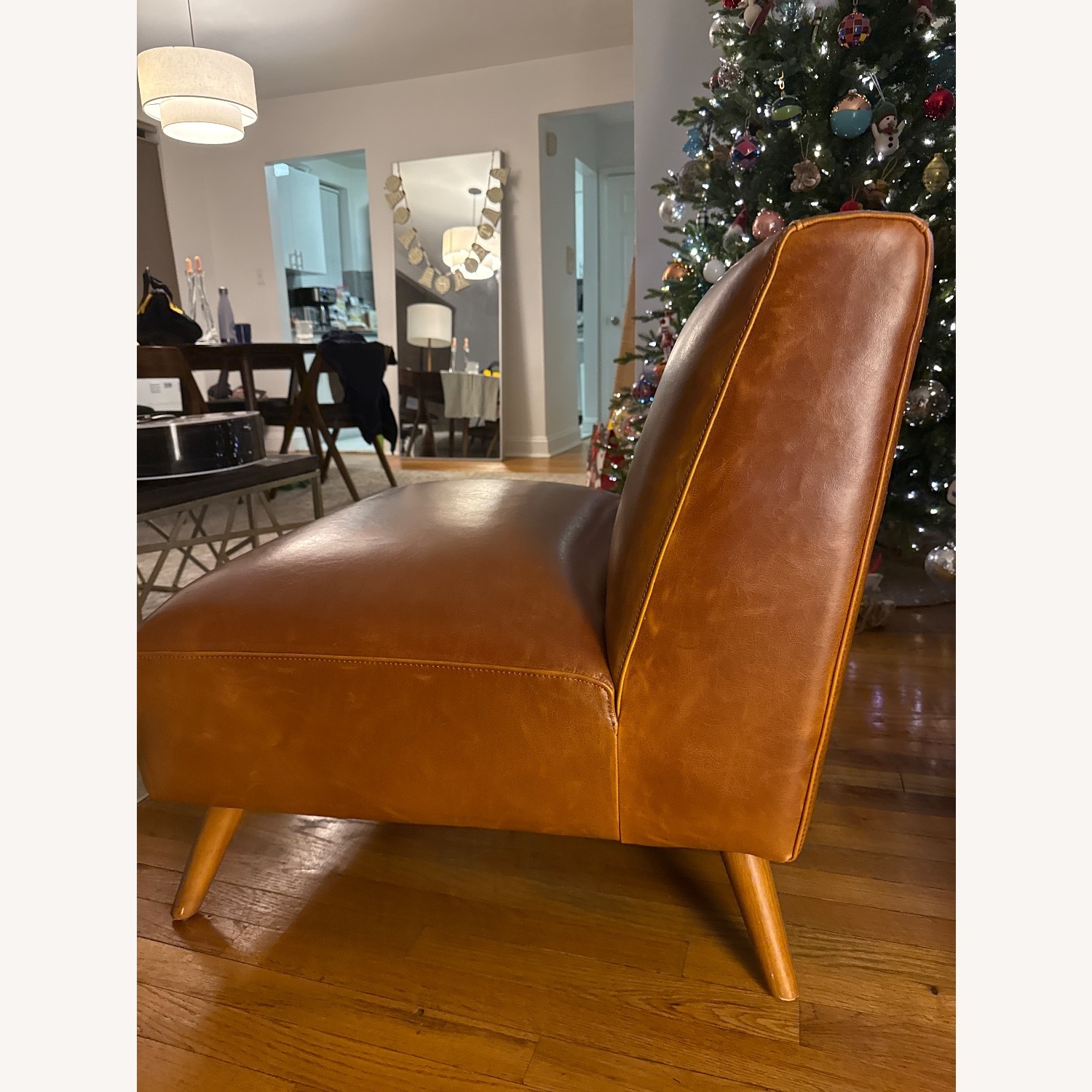 World Market Huxley Mid Century Armless Chair - image-8