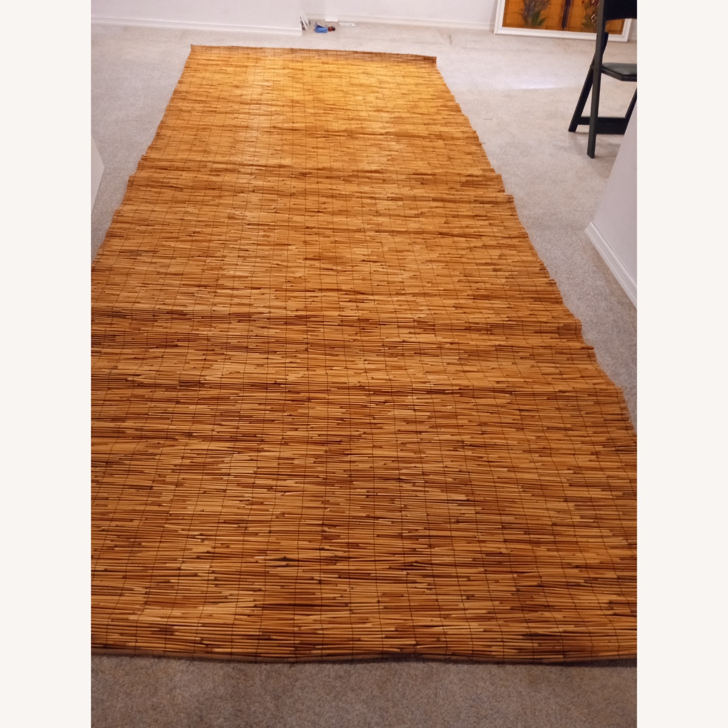 Light Brown Bamboo Room Divider - image-2