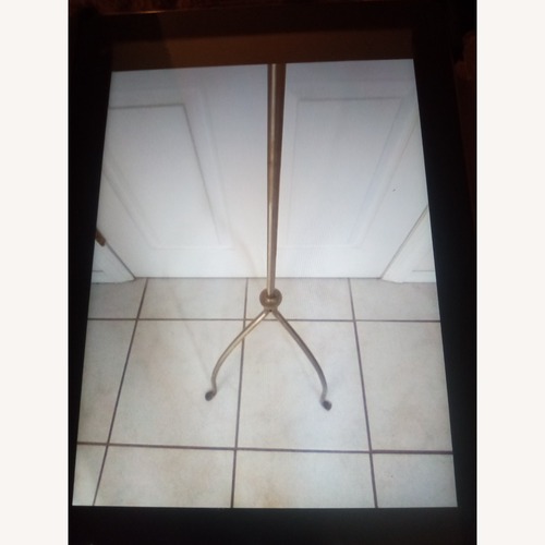 Used Brushed Metal Candle Holder  for sale on AptDeco