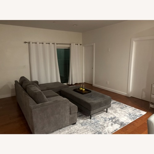 Used Ashley Light Gray Fabric 3+ Piece Sectional for sale on AptDeco