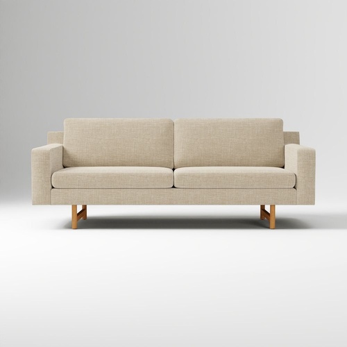 Used West Elm Eddy Light Gray Fabric 3+ Seater Sofa for sale on AptDeco