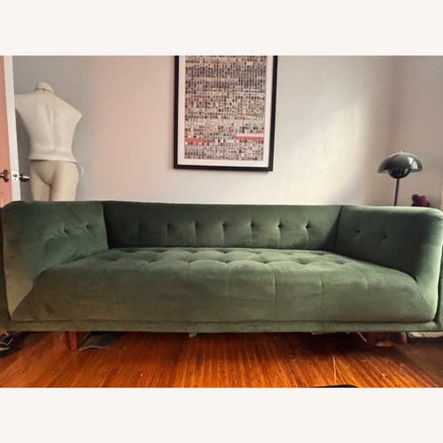 Used Green Loveseat for sale on AptDeco