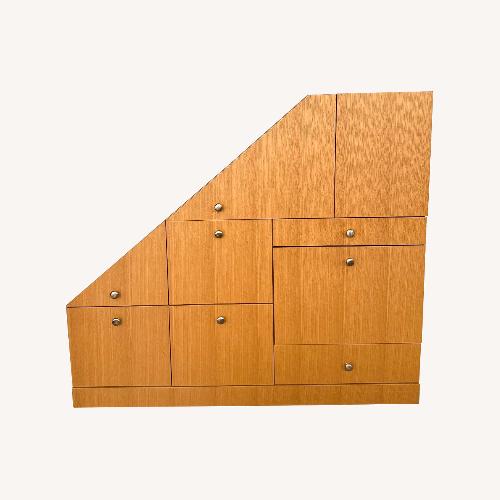 Used Natural Wood Slanted Sideboard for sale on AptDeco
