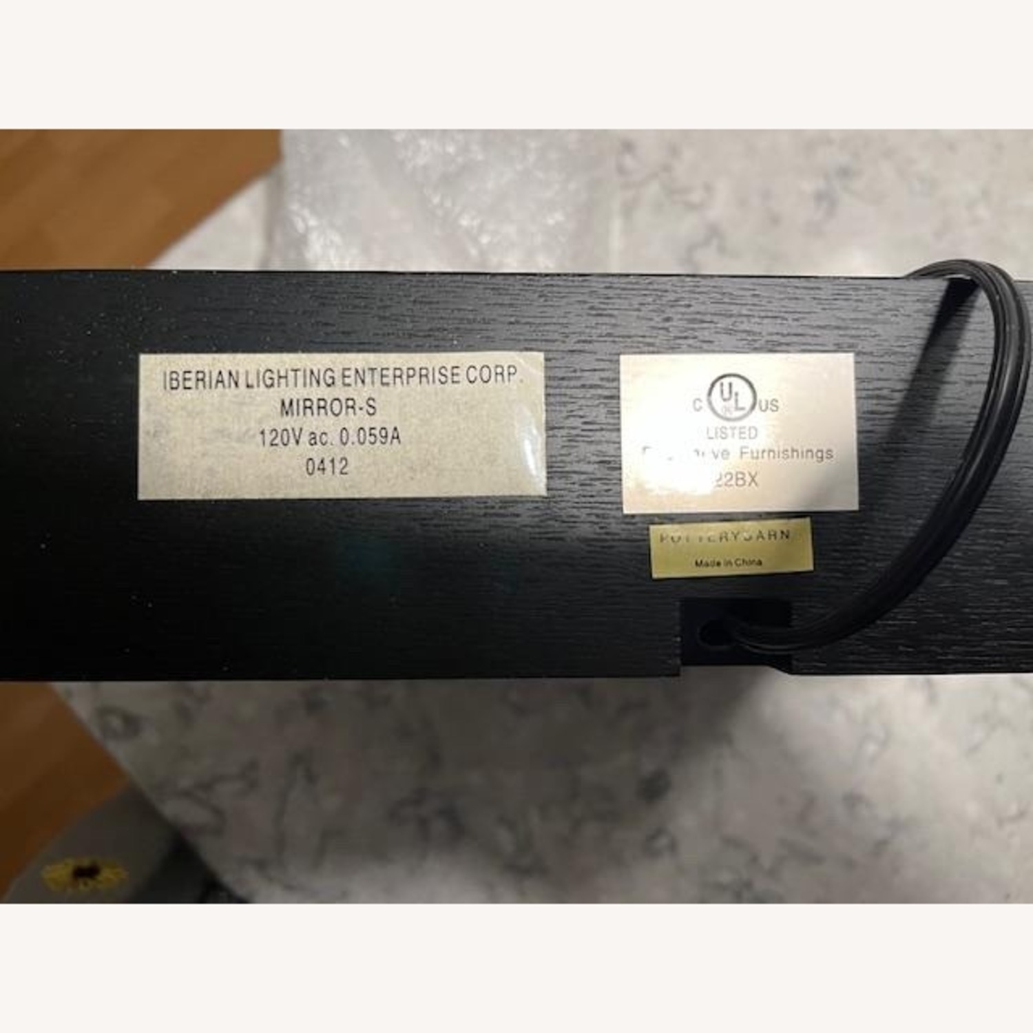 Pottery Barn Grotto Wall Mirror/Lite - image-5