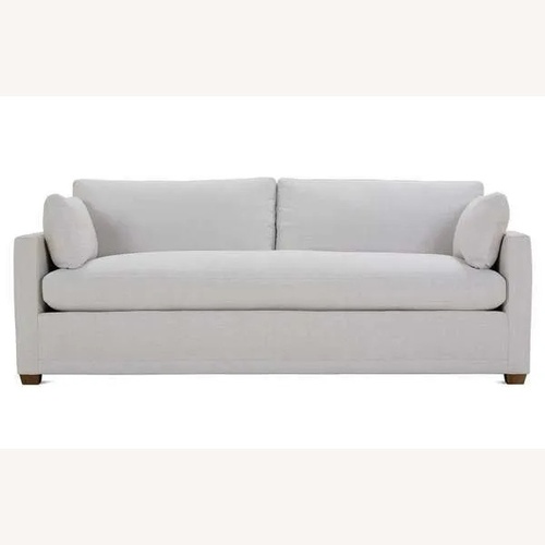 Used Rowe Sylvie Linene Bench Sofa  for sale on AptDeco