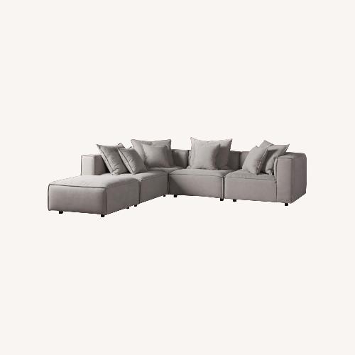 Used Arhaus Coburn 5-Piece Modular Section for sale on AptDeco