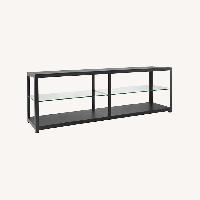 Room & Board Burton Black Metal Media Storage