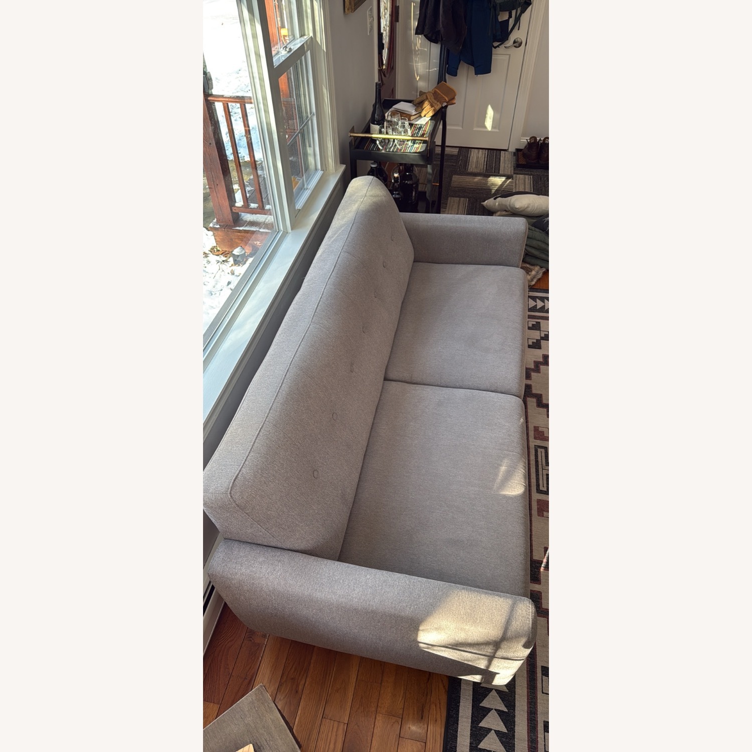 Mid-Century Modern Sofa, Storm Grey - image-2