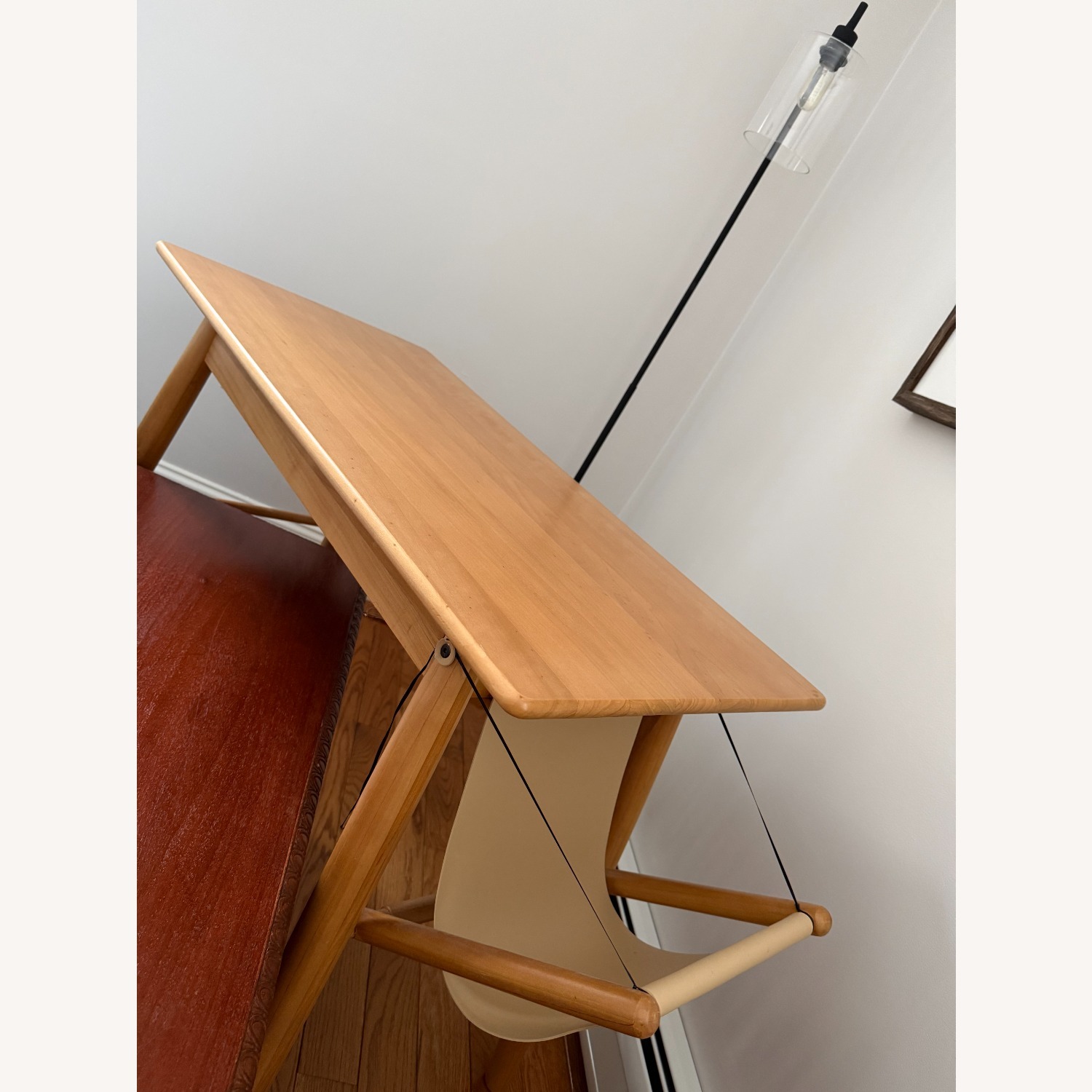 Mid-Century Style Wood Writing Desk - image-4