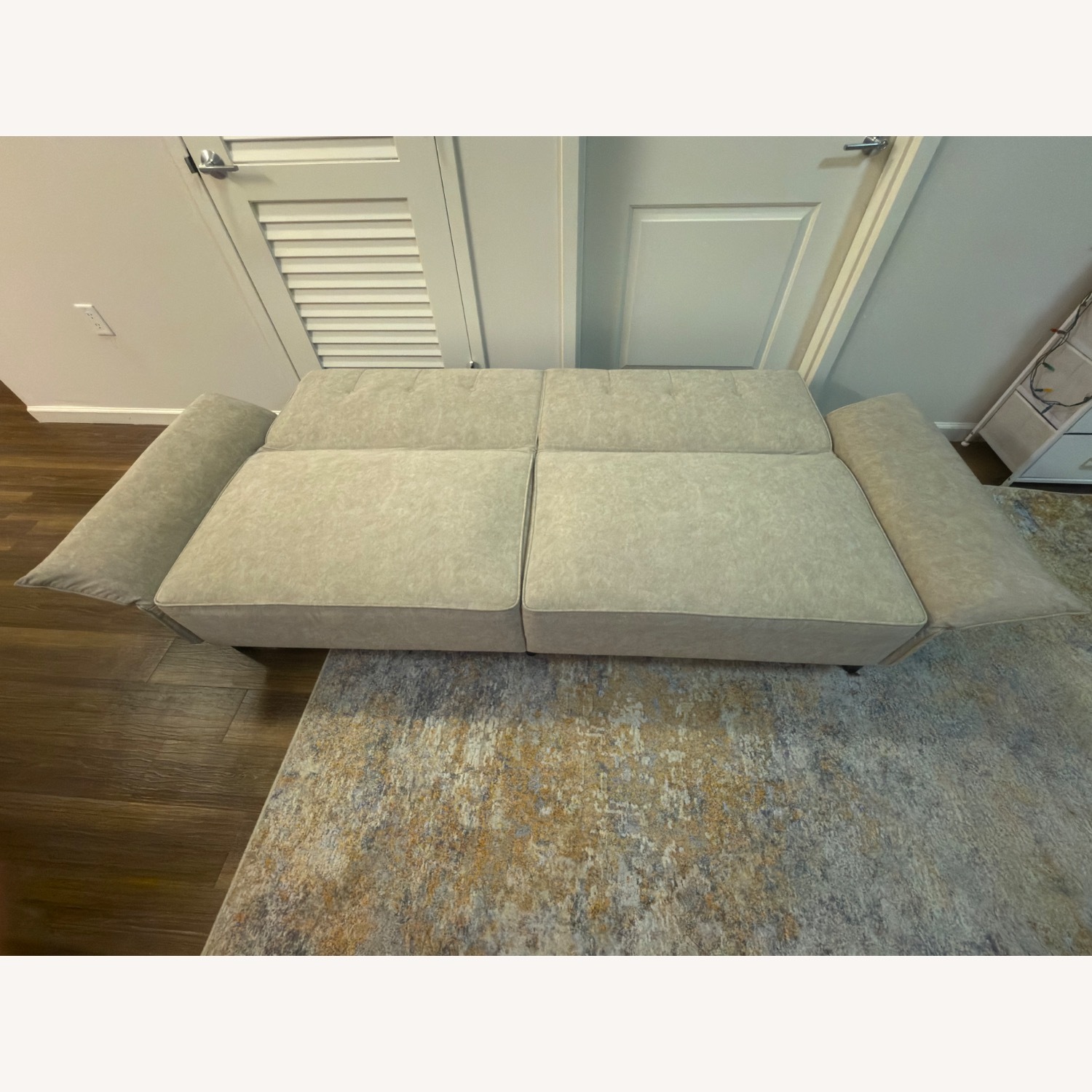 Light Brown Sleeper Sofa - image-3