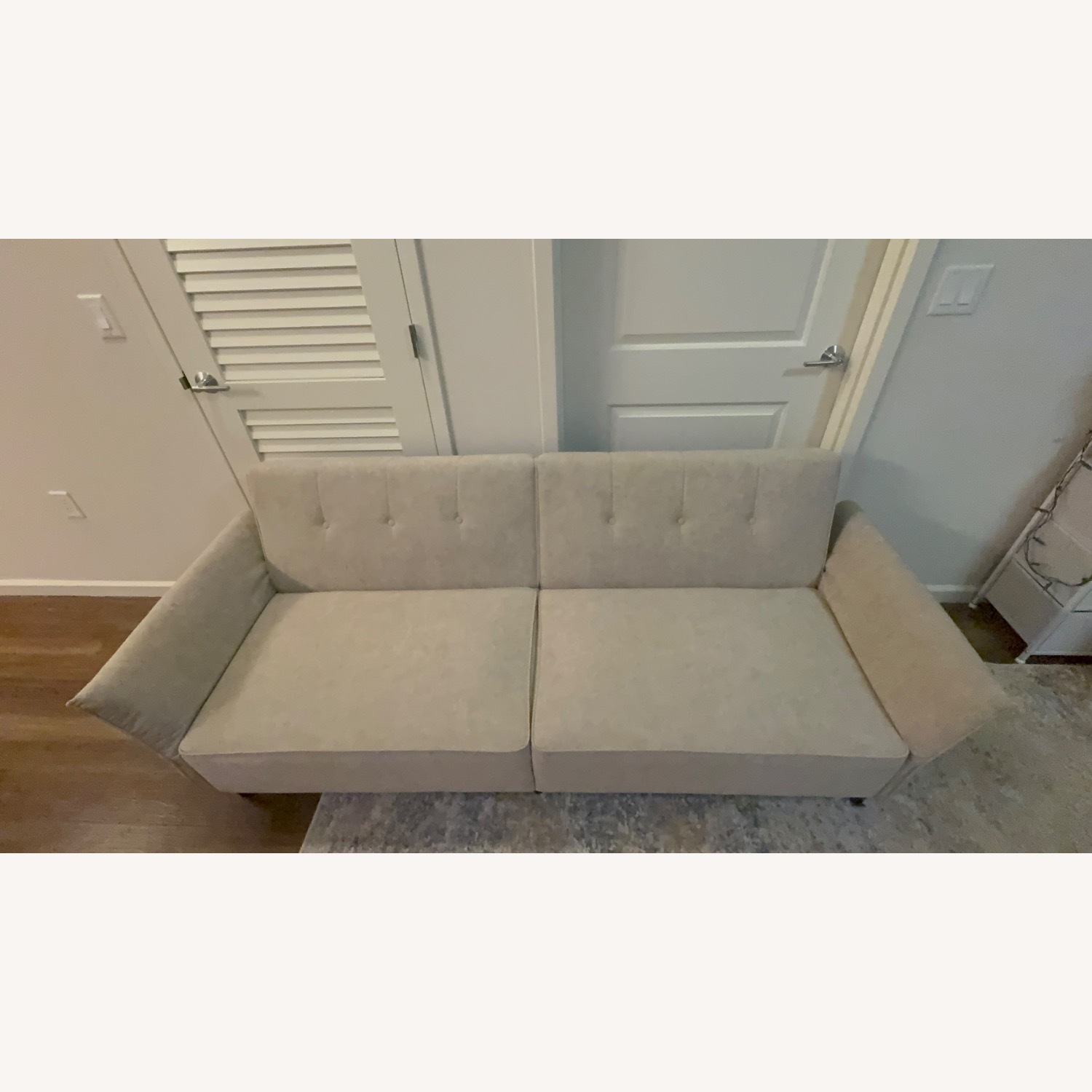 Light Brown Sleeper Sofa - image-1