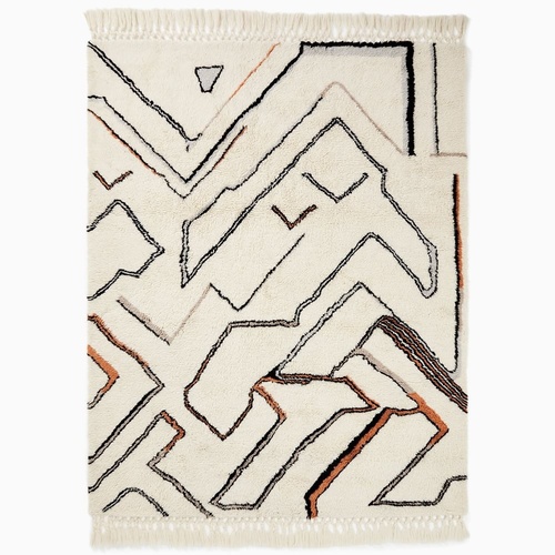 Used West Elm Wanderer Shag Rug for sale on AptDeco
