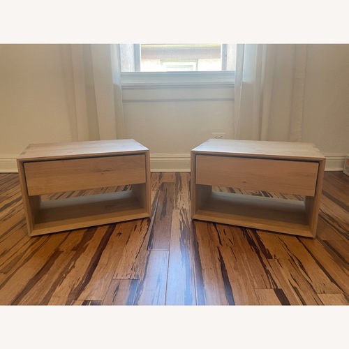 Used Nordic Ii Nightstands Natural Wood Nightstands for sale on AptDeco