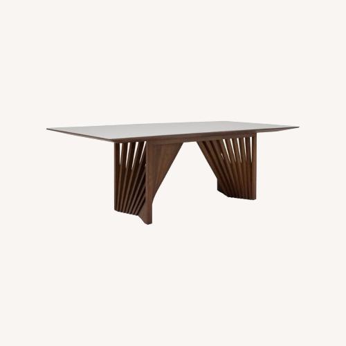 Used One King's Lane Bexley Glass Dining Table for sale on AptDeco