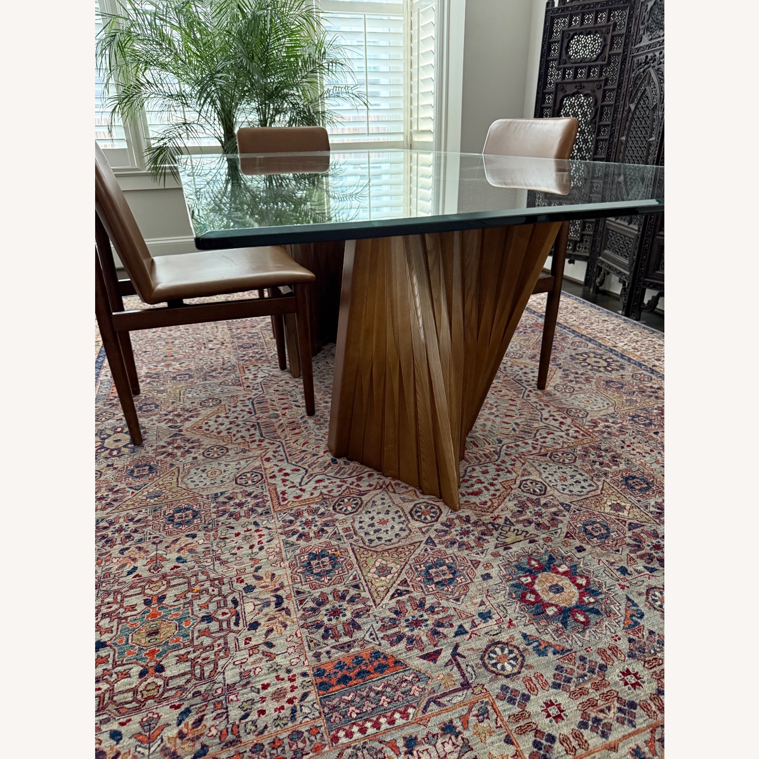 One King's Lane Bexley Glass Dining Table - image-1