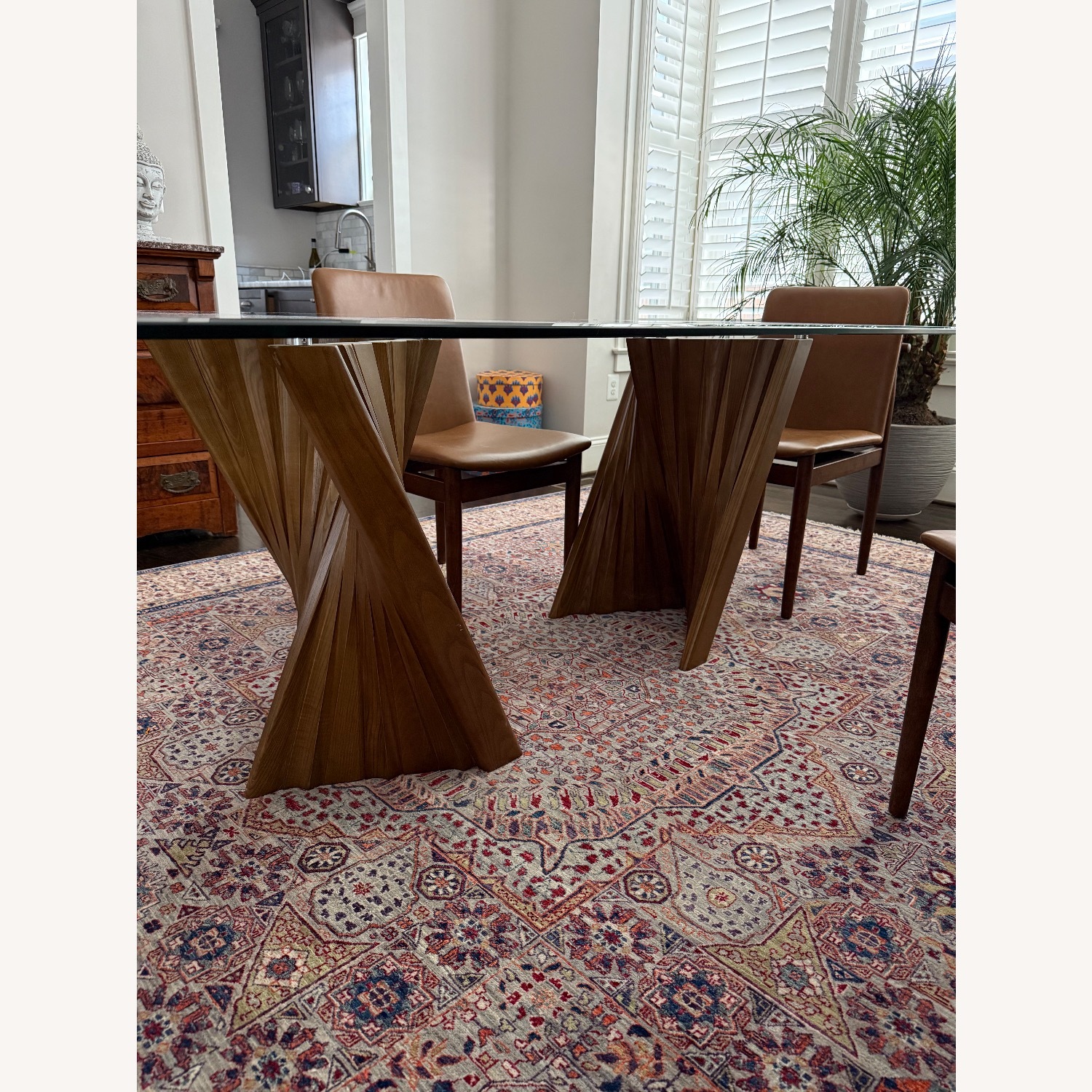 One King's Lane Bexley Glass Dining Table - image-3