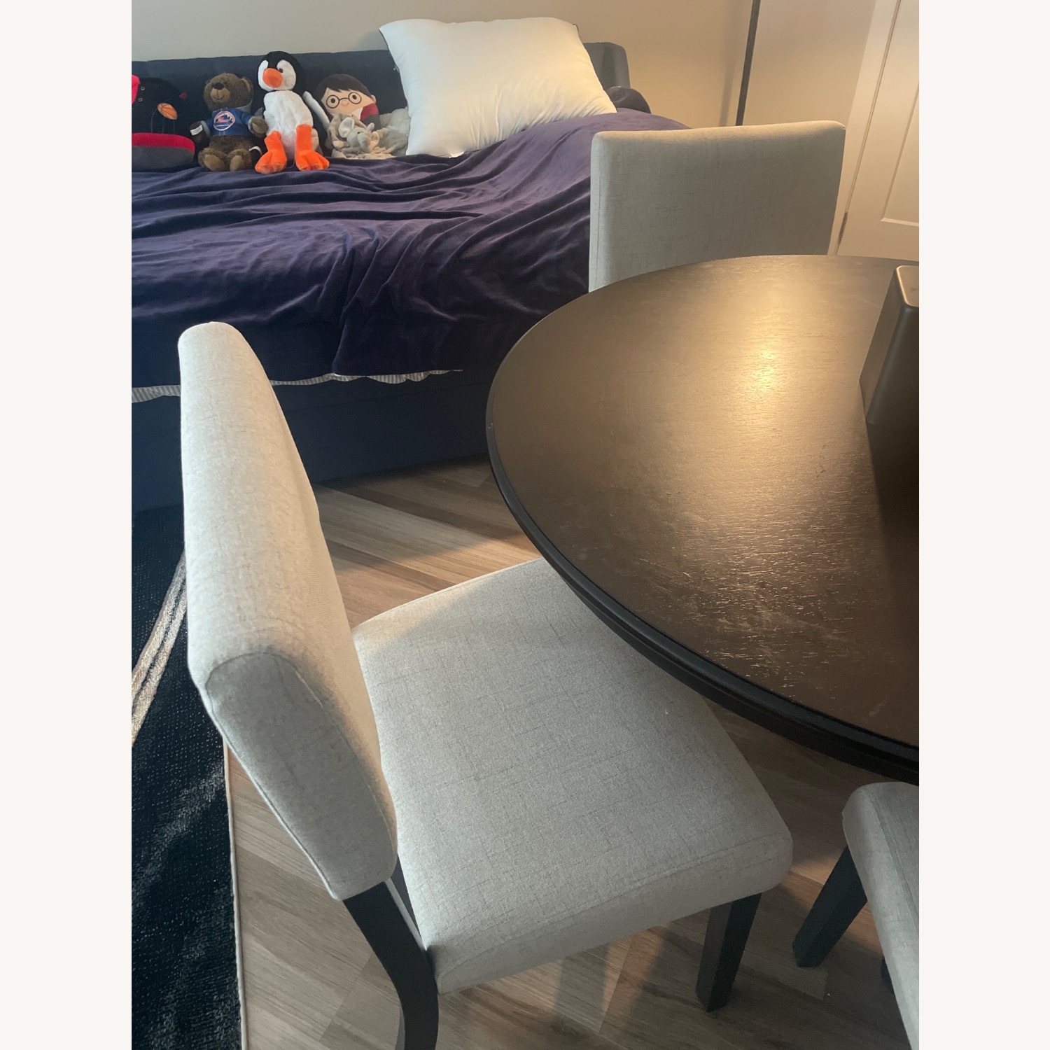 Dark Brown Wood Dining Sets - image-4