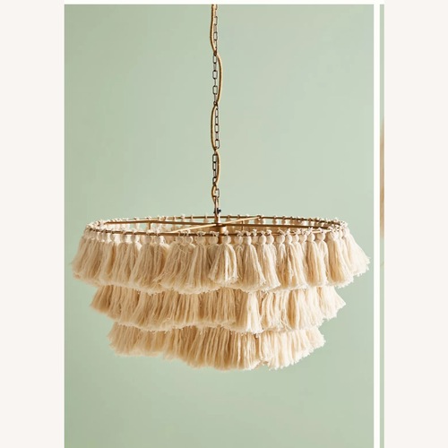 Used Anthropologie Fela Tasseled Chandelier for sale on AptDeco