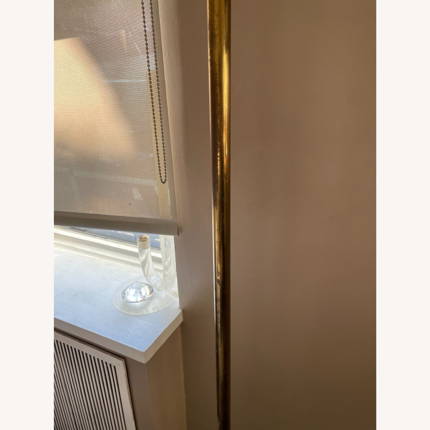 White Metal Floor Lamp - image-4