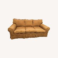 Gold Fabric 3+ Seater Sofa