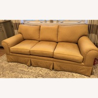 Gold Fabric 3+ Seater Sofa