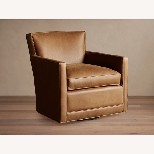 Used Arhaus Rudy Leather Armchair for sale on AptDeco