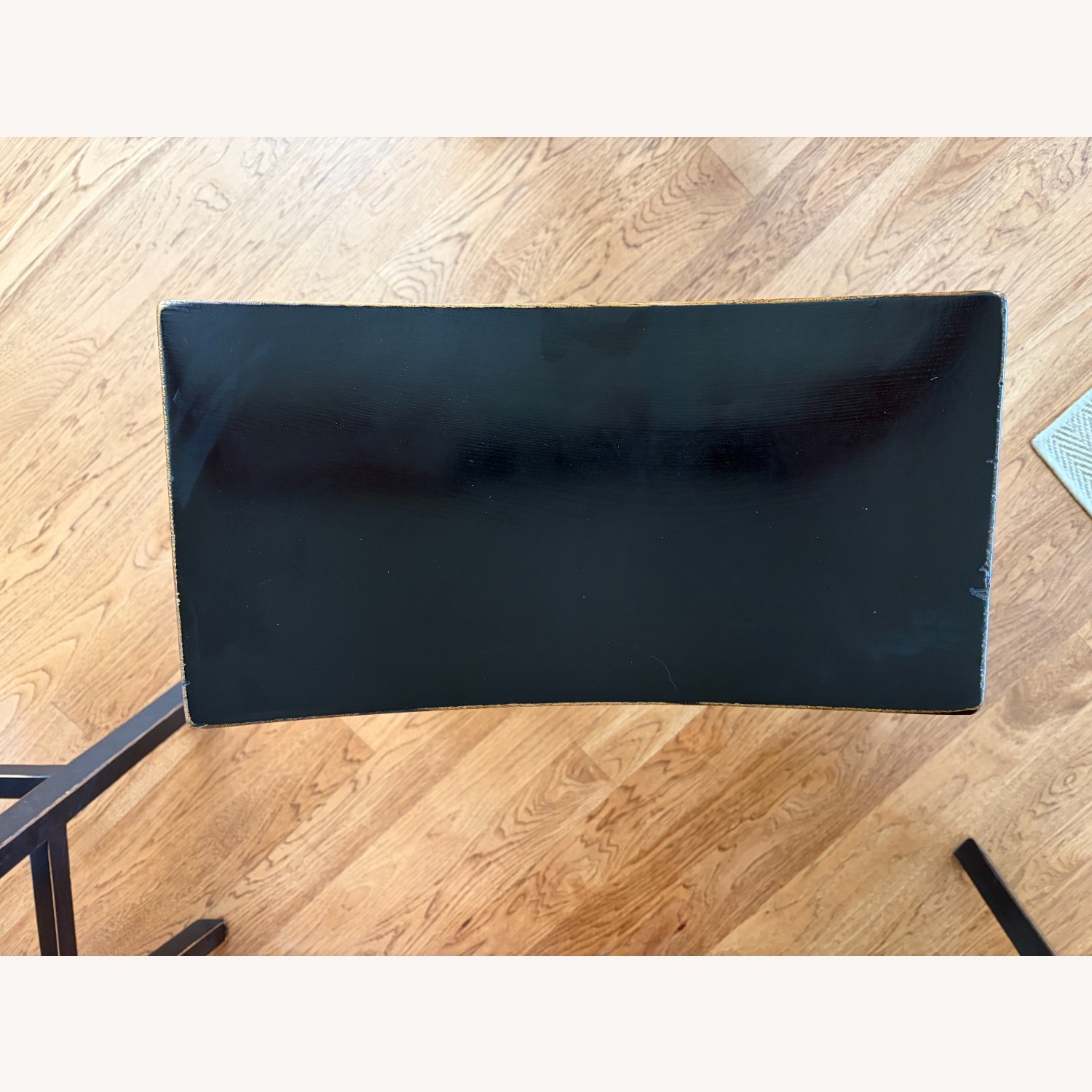 Five (5) Black & Dark Brown Bar Stools - image-7