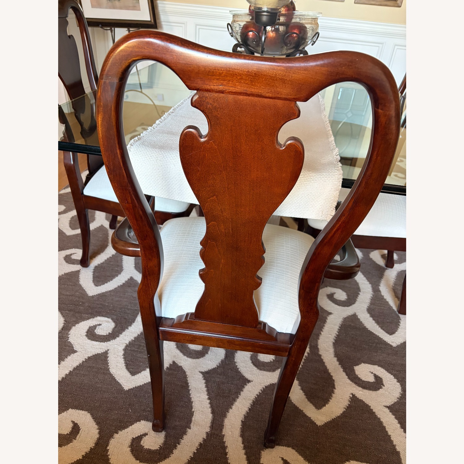THOMASVILLE Cherry Queen Anne Dining Chairs - image-7