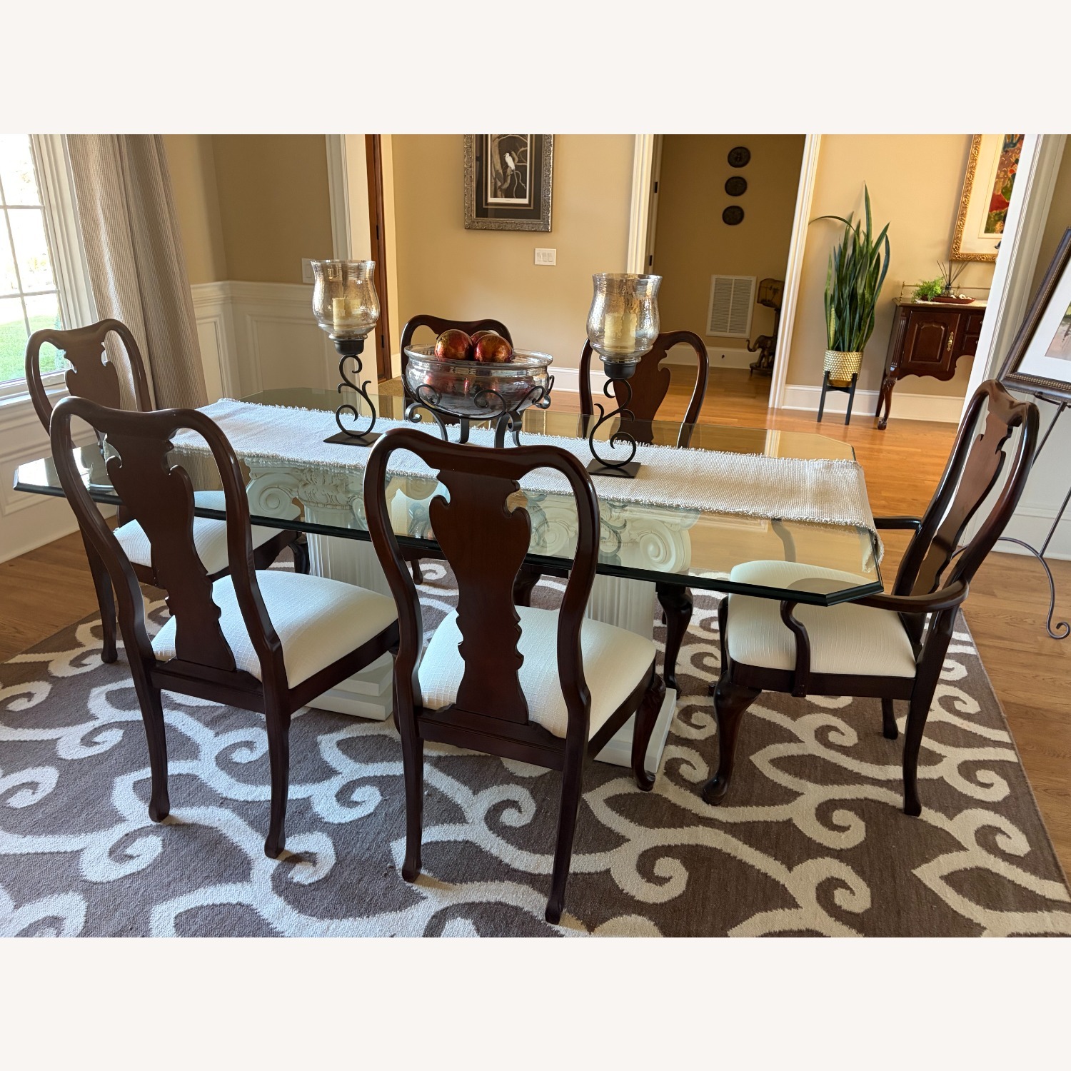 THOMASVILLE Cherry Queen Anne Dining Chairs - image-2