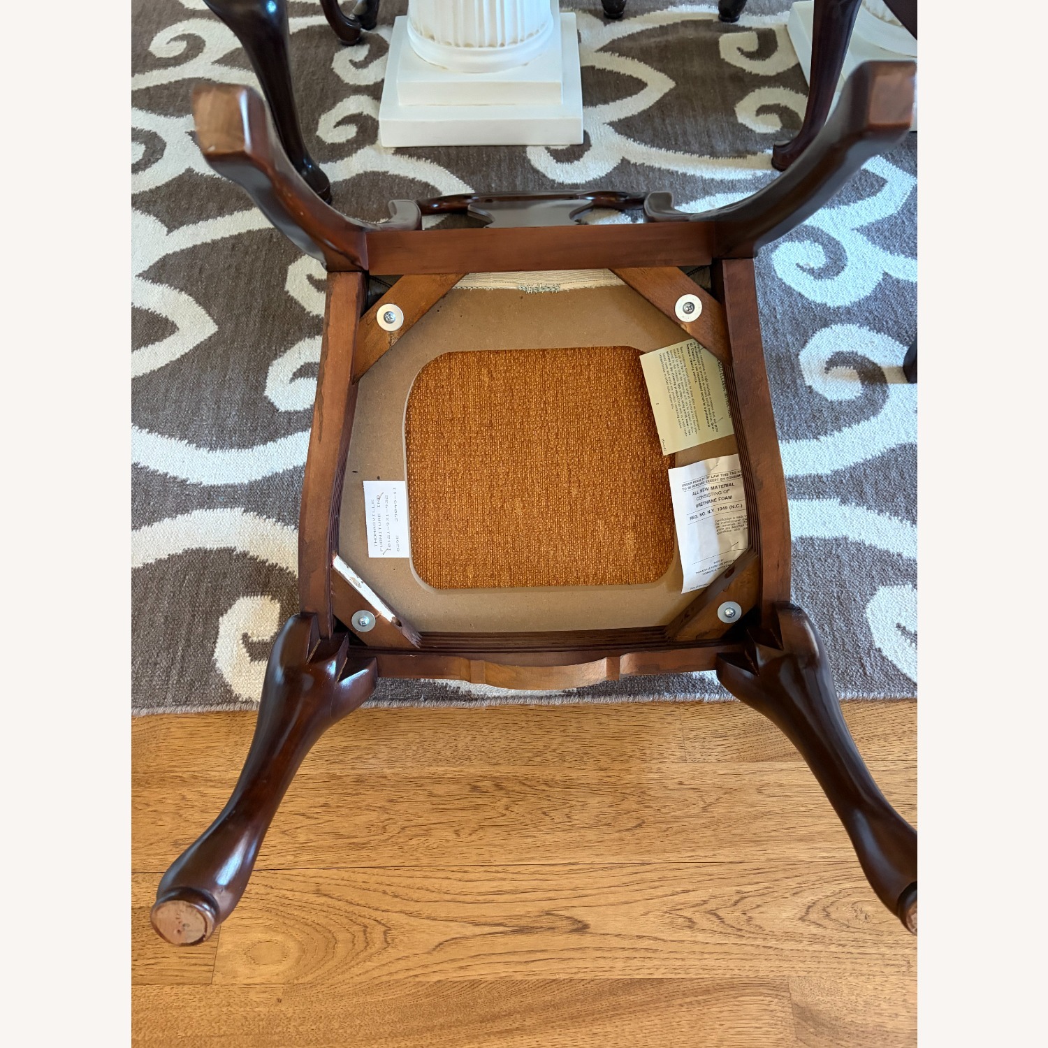 THOMASVILLE Cherry Queen Anne Dining Chairs - image-4