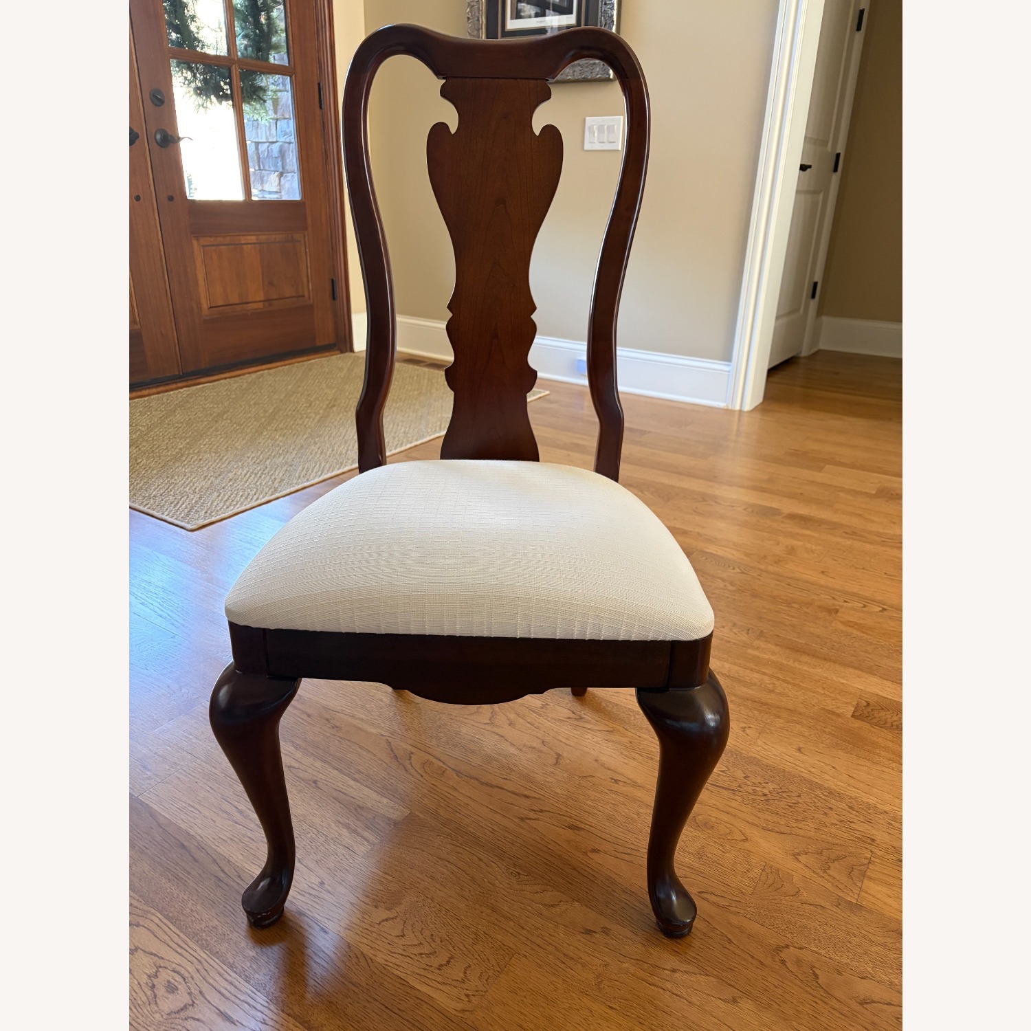 THOMASVILLE Cherry Queen Anne Dining Chairs - image-5