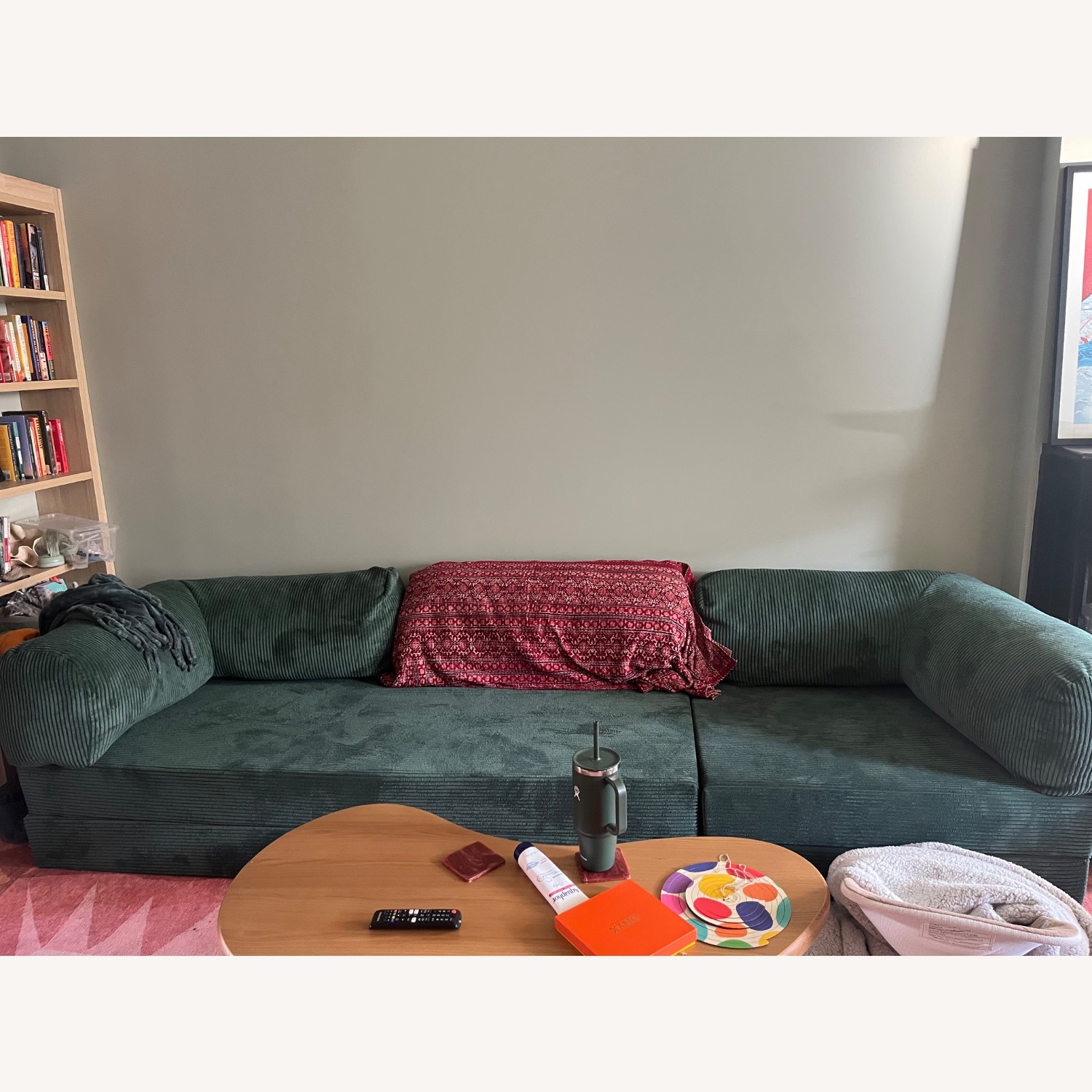 OMHU Green Teddy Plus Sofa - image-3