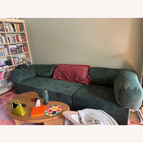 Used OMHU Green Teddy Plus Sofa for sale on AptDeco