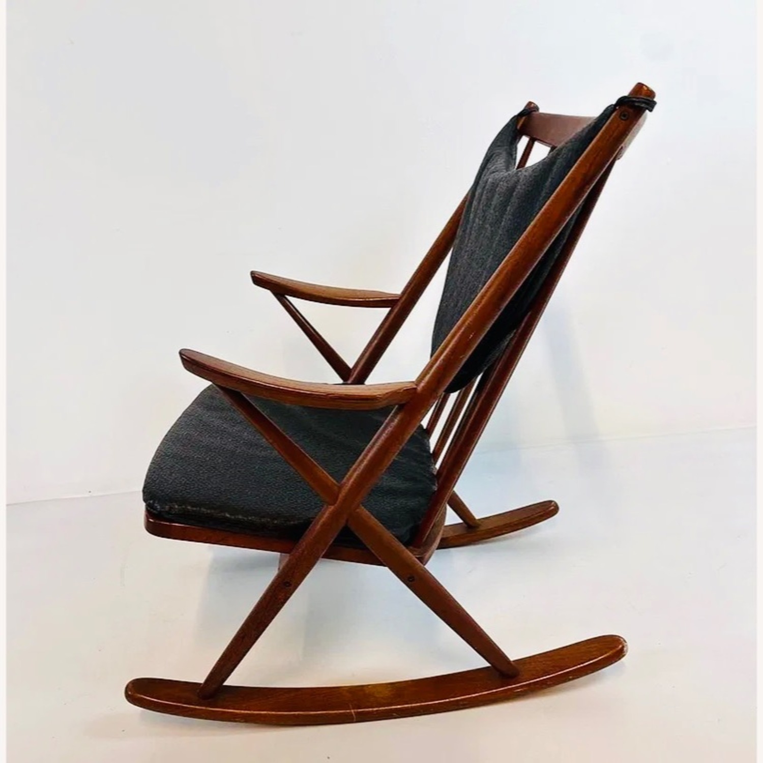  Mobler Vintage Danish Rocking Chair - image-9