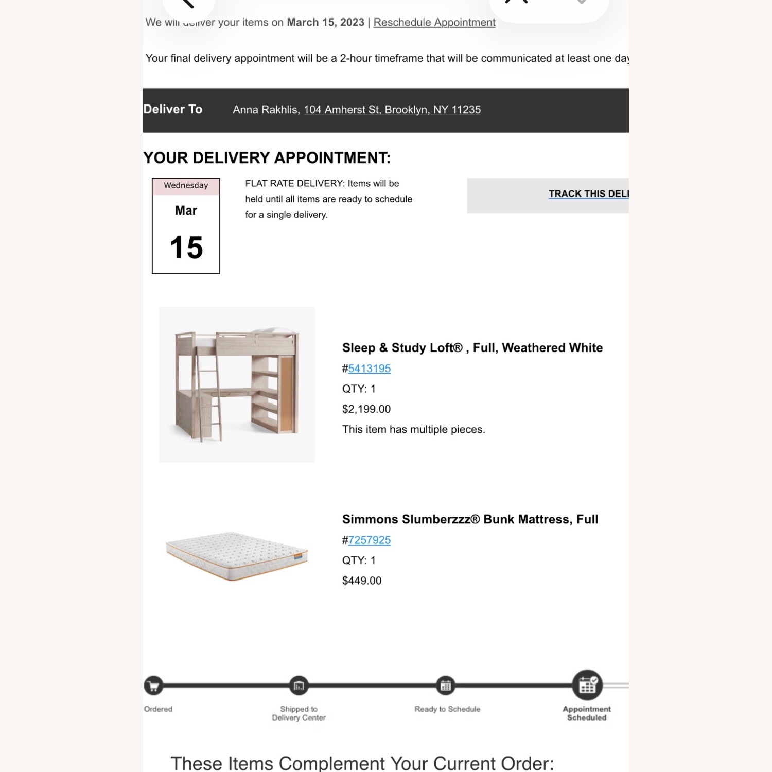 Pottery Barn Teen Sleep & Study Wood Loft Bed - image-2