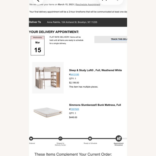 Used Pottery Barn Teen Sleep & Study Wood Loft Bed for sale on AptDeco