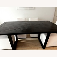 Arhaus Dark Brown Wood Dining Table