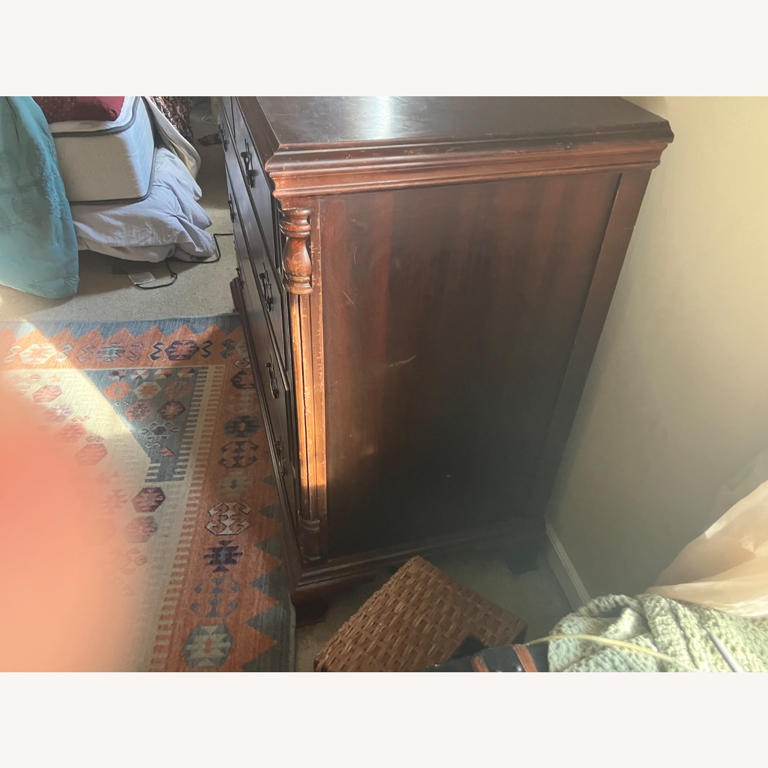 Vintage/Antique Finds Dark Brown Wood Dresser - image-3